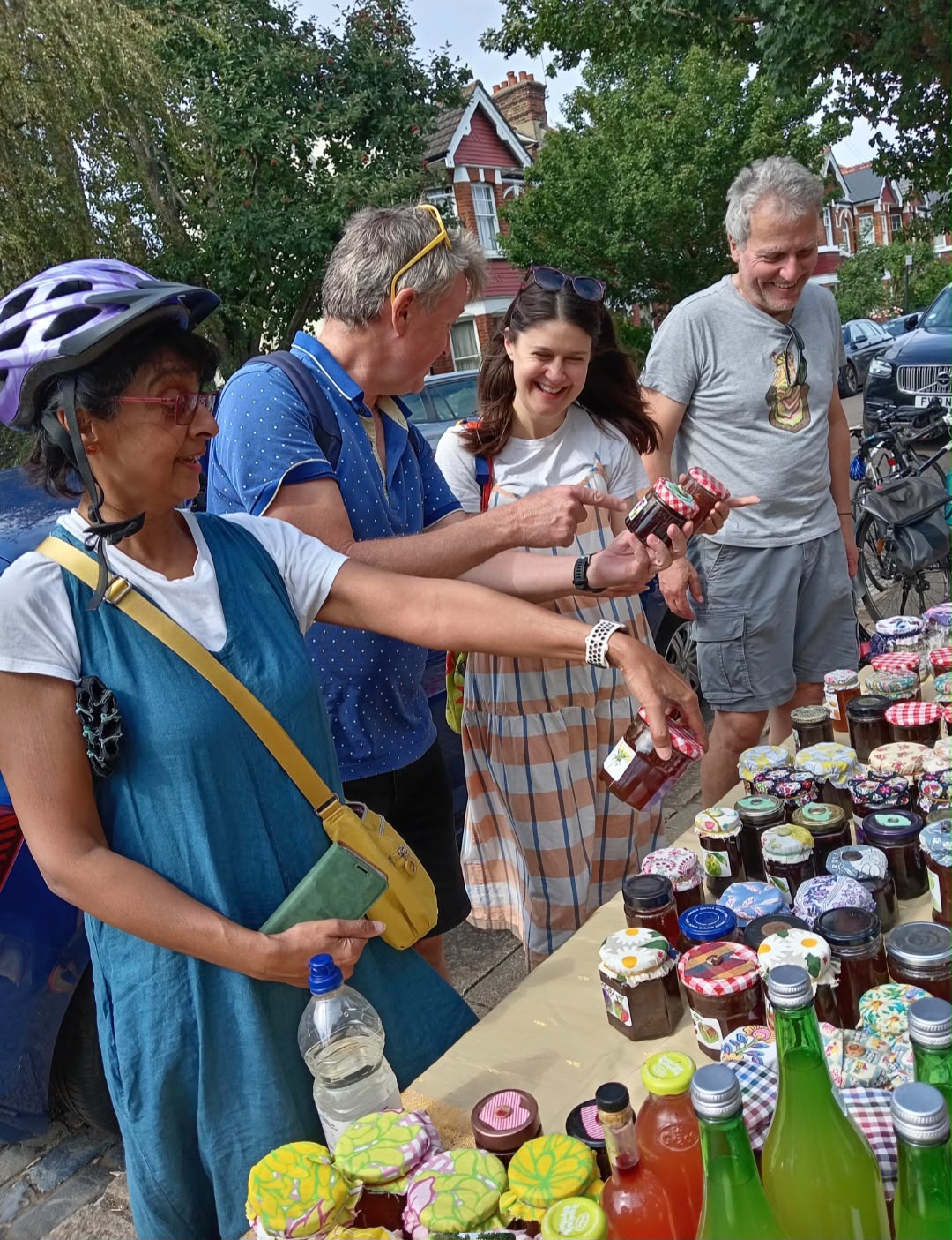 Homemade jams, chutneys and cordials